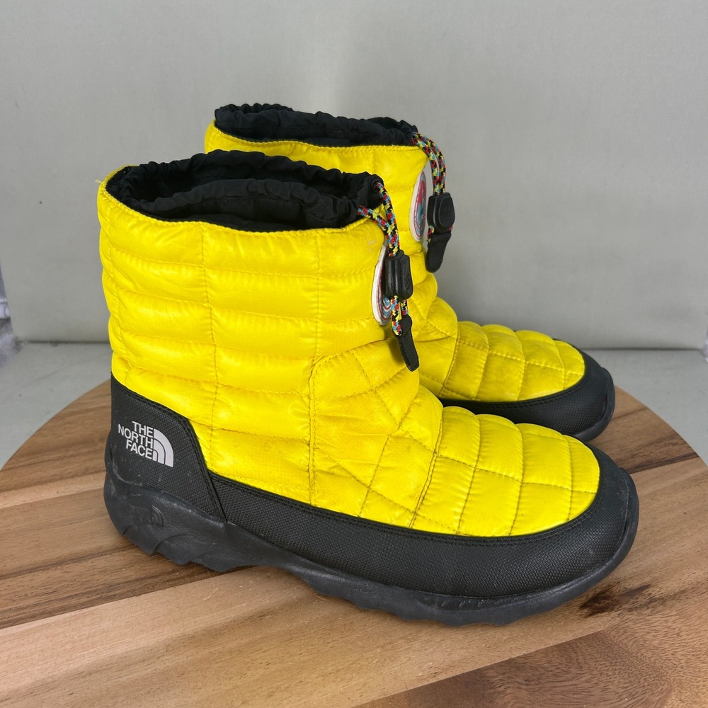 The North Face Nuptse Bootie Expedition Antarctica Yellow Insulated Mens Size 9